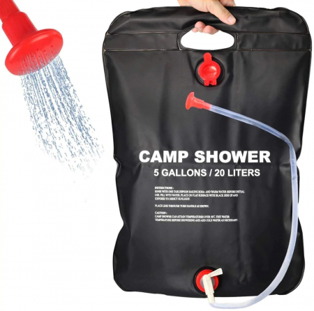 Dus solar portabil 20 L pentru camping, gradina sau drumetii [2]