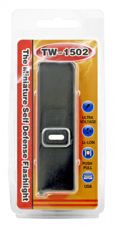 Electrosoc de buzunar tip Breloc TW 1502 cu lanterna LED [2]