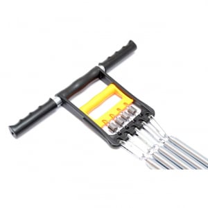 Extensor fitness multifunctional cu arcuri metalice pentru brate, piept si picioare [3]