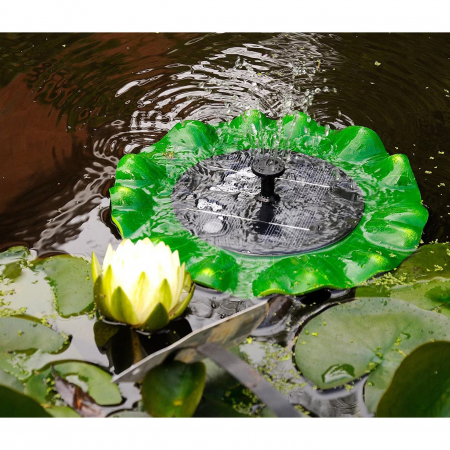 Fantana arteziana solara, model frunza de lotus, 6 duze, 1,4W/7V [1]