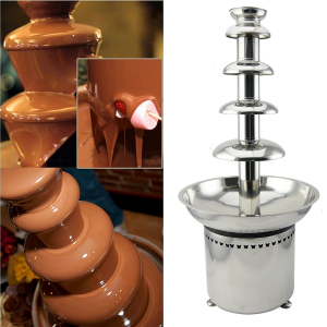 Fantana de ciocolata profesionala cu 5 cascade, putere 80 Watt [1]