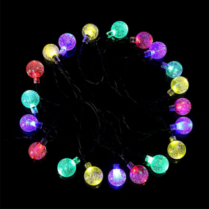 Ghirlanda luminoasa solara 7 m, 50 Globuri cu LED-uri multicolore, rezistenta la apa [2]