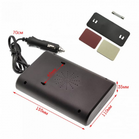 Invertor auto de 150W pentru a converti 12/24V DC la 220V AC cu 4 x USB Olesson [3]