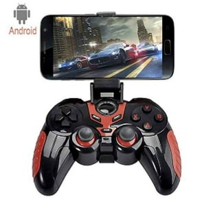 Laptop, telefoane si tablete - Joystick Gamepad wireless cu prindere detasabila pentru telefon Lehuai LJQ-067
