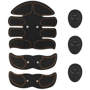 Aparate electrostimulare cu masaj - Kit Smart Fitness EMS electrostimulare corporala cu 8 paduri Unisex