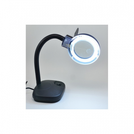 Lampa de masa cu lupa si neon circular [3]
