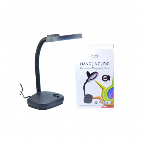 Instrumente optice - Lampa de masa cu lupa si neon circular