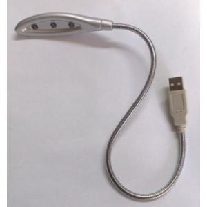 Pc periferice - Lampa USB flexibila cu 3 Led-uri pentru Laptop