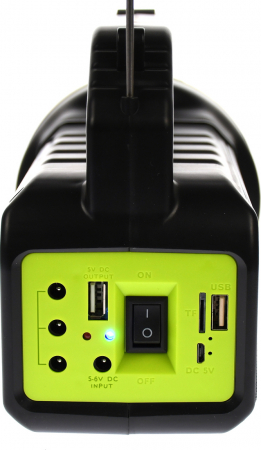 Lanterna cu boxa wireless cl-707 reincarcabila, cu Radio, USB, slot TF card, Bec disco si Bec camping incluse [3]
