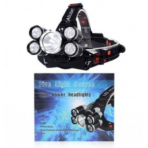 Lanterne LED - Lanterna frontala High Power cu 5 leduri puternice CREE