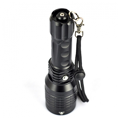 Binocluri & Lunete - Lanterna militara pentru Airsoft cu 3 faze iluminare si laser verde incorporat