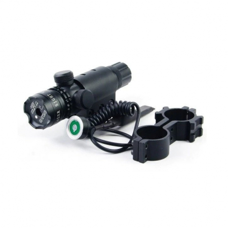 Laser pointer verde pentru arma sau pistol airsoft, cu prindere pe sina [3]