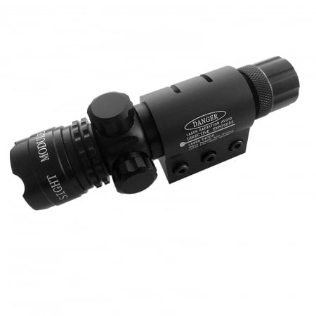 Laser pointer verde pentru arma sau pistol airsoft, cu prindere pe sina [4]