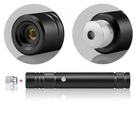 Laser pointer verde putere 100 mW cu acumulator si incarcare USB [5]