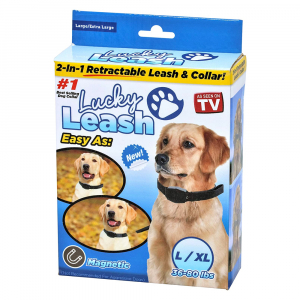 Articole animale - Lesa retractabila pentru caini,Lucky Leash L/XL