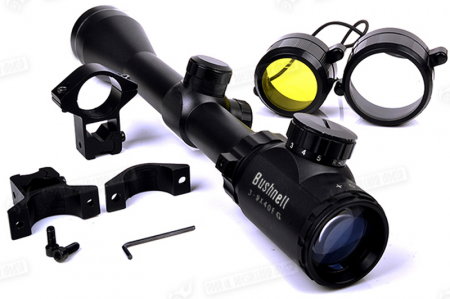 Sport & Activitati in aer liber - Luneta pentru arma Bushnell 3-9x40EG cu reticul iluminat în doua culori selectabile roșu și verde