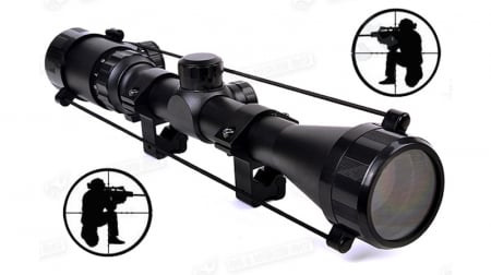 Luneta pentru arma Bushnell 3-9x40EG cu reticul iluminat în doua culori selectabile roșu și verde [4]