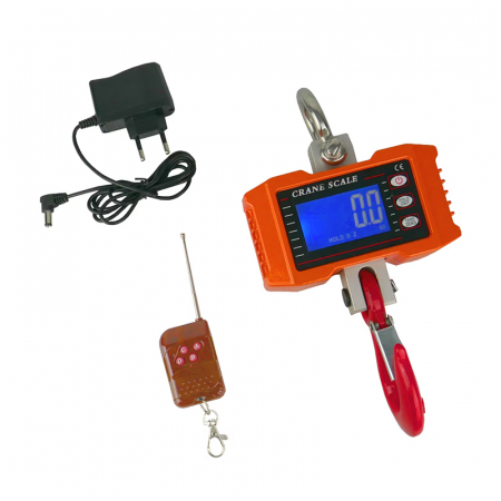 Cantar electronic cu carlig suspendat 1000 kg, si telecomanda Crane Scale [1]