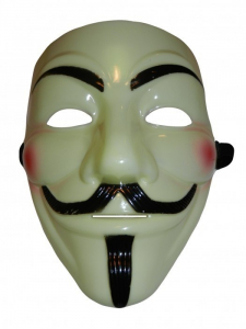 Jucarii interactive copii - Masca alba Anonymous, Vendetta