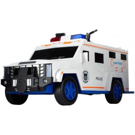 Jucarii interactive copii - Masinuta tip pusculita electronica cu cifru si amprenta, Cash Truck