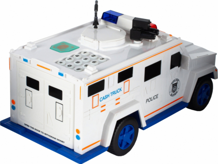 Masinuta tip pusculita electronica cu cifru si amprenta, Cash Truck [1]