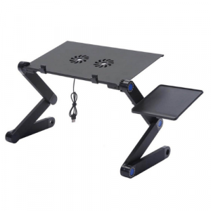 Masuta pliabila si reglabila pentru laptop cu 2 ventilatoare T6 [1]