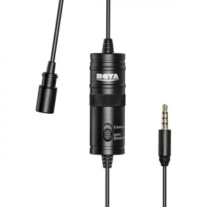 Microfon Omnidirectional Lavaliera Boya BY-M1 pentru camere foto si Smartphone [4]