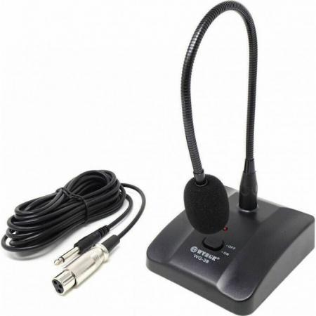 Microfon profesional conferinta cu stativ pentru anunturi,WVNGR WG-38 [2]