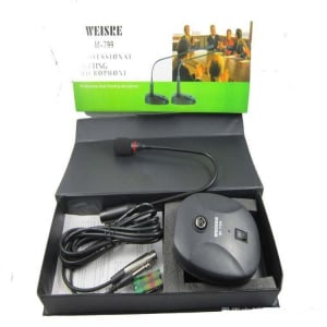 Echipamente petrecere - Microfon profesional pentru conferinte cu stativ WEISRE M-799