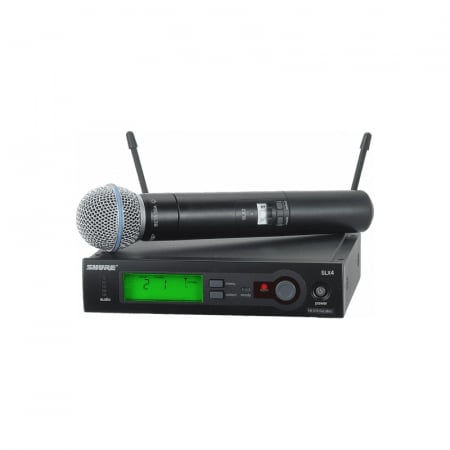 Set microfon profesional si receiver wireless,Shure SLX24/SM58 [0]