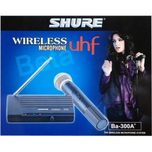 Microfoane fara fir ( Wireless ) - Microfon profesional wireless cu reciver Shure Beta BA-300A