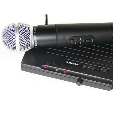 Microfon profesional wireless Shure SH-200 VHF, modulare FM [3]