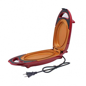 Mini tigaie electrica pentru gatit rapid, Red Copper 5 minutes Chef [1]