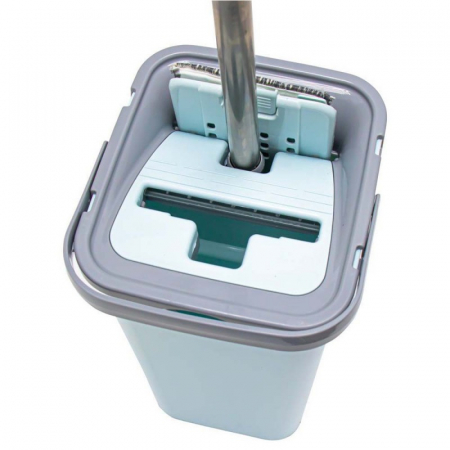 Mop profesional cu doua cuve de spalare si uscare + 3 rezerve cadou [2]
