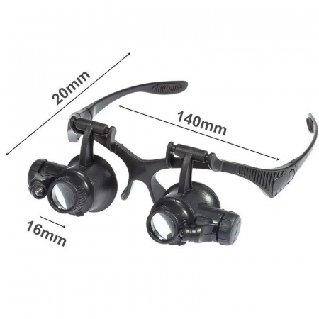 Ochelari cu lentile microscop si factor de marire 10x, 15x, 20x, 25x [4]