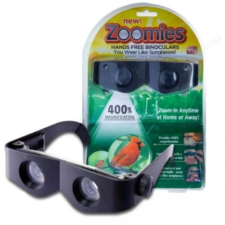 Ochelari tip binoclu cu zoom reglabil Zoomies, marire 400% si lentile protectie raze solare [2]