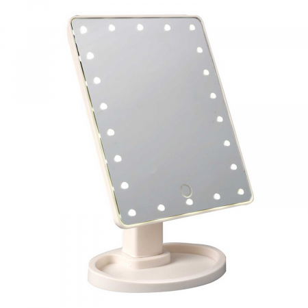 Oglinda cosmetica iluminata cu 22 LED Make Up touch [1]