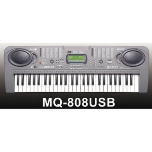 Orga electronica cu 54 clape MQ-808USB, cu microfon si citire Stick USB Mp3 Player