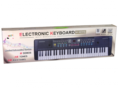Orga electronica incepatori 61 de clape MQ-6112 cu 10 ritmuri, 16 tonuri si 6 melodii demonstrative [4]