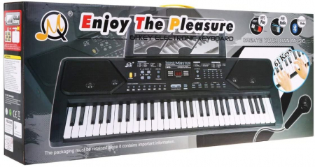 Orga electronica 61 clape MQ-600UFB, cu display, Bluetooth, microfon, Radio Fm, USB MP3 player [4]