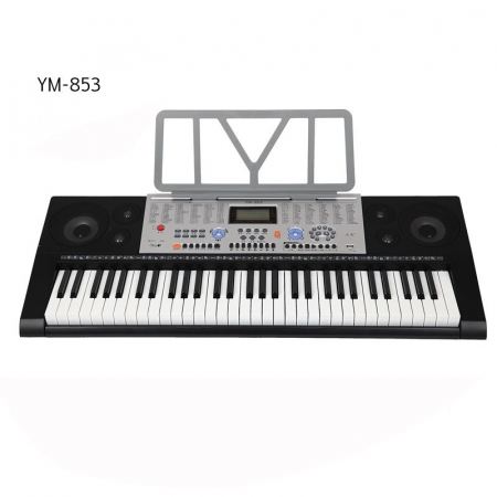 Orgi electronice - Orga electronica pentru exersat YM-853 cu 61 clape si 5 octave, citire MP3 Player USB