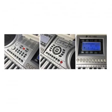 Orga electronica profesionala JL-168, cu 61 clape imitatie pian Touch Sensitive [6]