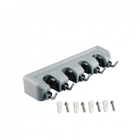 Organizator multifunctional cu 5 carlige si 4 locasuri, pentru maturi si mopuri [2]