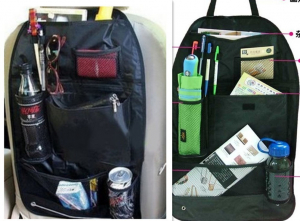 Auto, Moto si ATV - Organizator scaun auto cu buzunare Back Seat Organizers