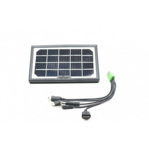 Sisteme si panouri solare - Panou solar fotovoltaic policristalin portabil CL-518WP, pentru incarcare telefoane si intrare USB