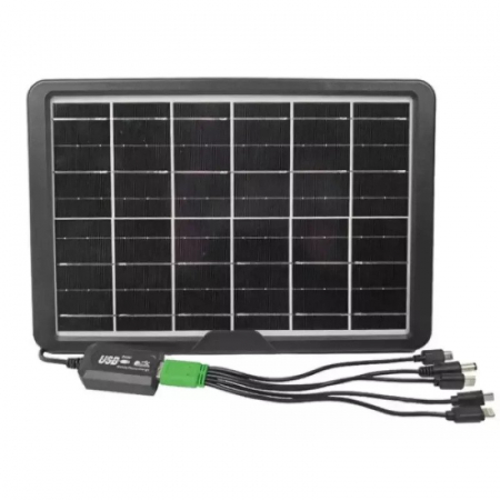 Panou solar portabil CcLamp CL-680 6V, 8W,1.3A , cu port multi USB si IP65 [3]