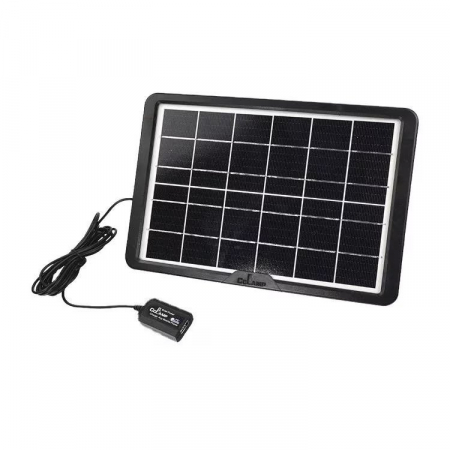 Panou solar portabil CcLamp CL-680 6V, 8W,1.3A , cu port multi USB si IP65 [1]