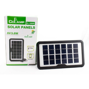 Sisteme si panouri solare - Panou solar portabil CL 638WP 6V 3.8W, pentru incarcare dispozitive cu intrare USB