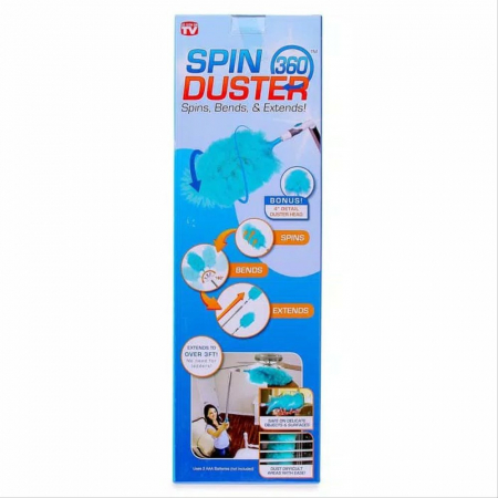 Perie cu functie de stergator rotativ pentru praf Spin Duster 360 [1]