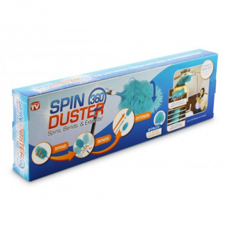 Perie cu functie de stergator rotativ pentru praf Spin Duster 360 [3]